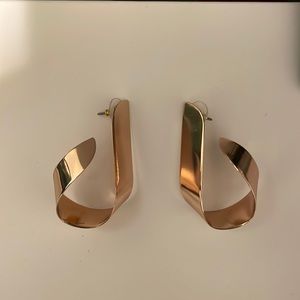 J CREW | NWOT Rose gold earrings